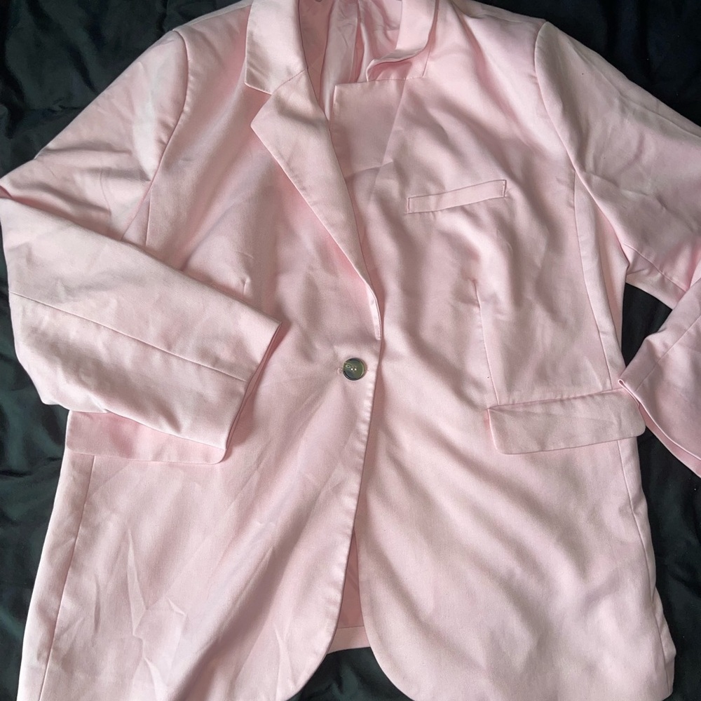 H&M Pink Blazer Suit Jacket